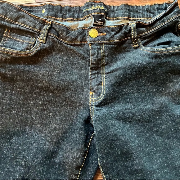 Y2K Southpole Women’s Dark Wash Bootcut Jeans Size 11 Low Rise Streetwear Denim - Picture 5 of 15